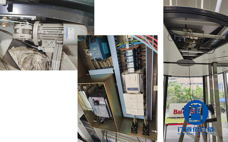 上海保養轉門丨研發大廈大門寶盾旋轉門保養服務