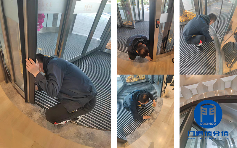 保養案例之歐必翼OBE自動兩翼和三翼旋轉門保養服務