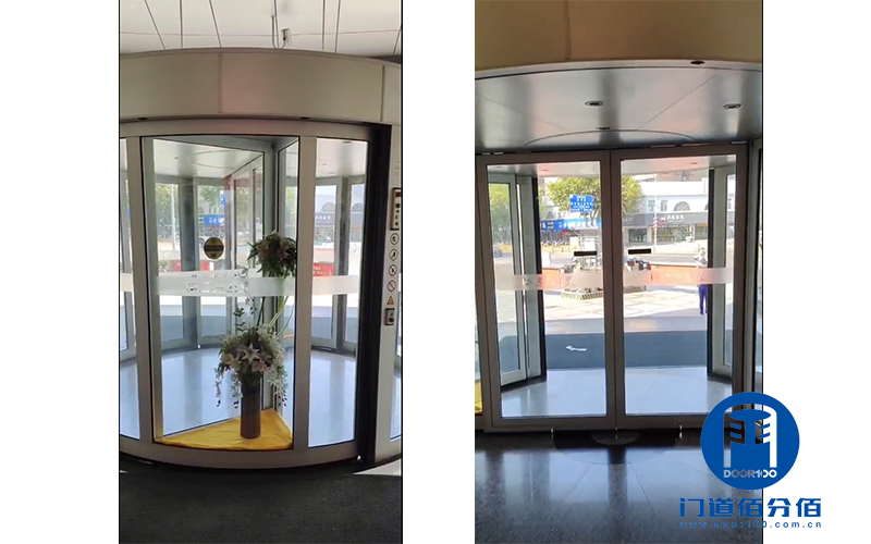 泰州旋銀行自動旋轉門維修保養實錄