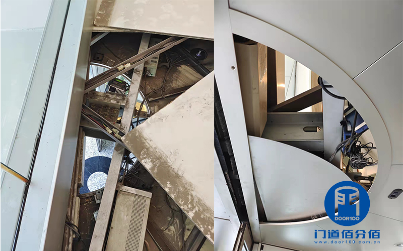 泰州旋銀行自動旋轉門維修保養實錄