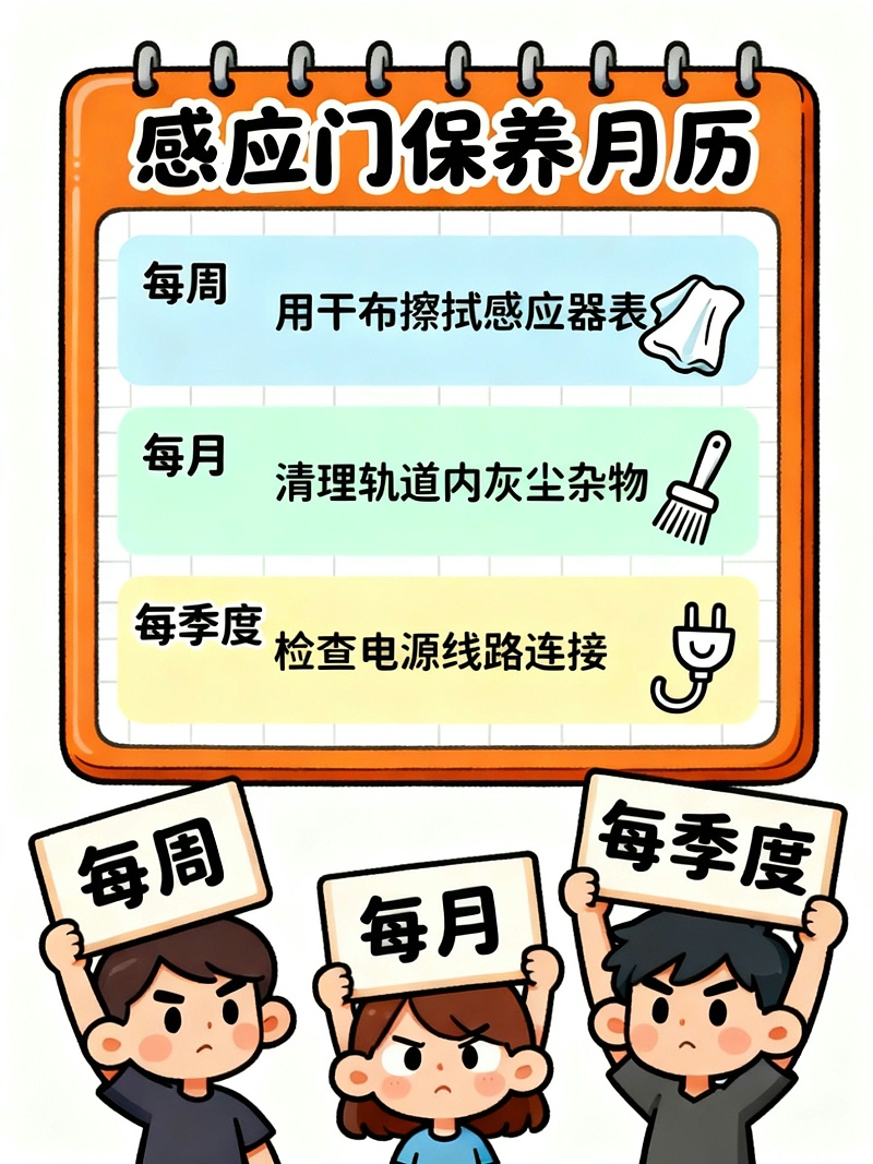 感應(yīng)門保養(yǎng)月歷無水印