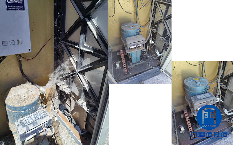 維修案例丨紅門電動伸縮門故障維修