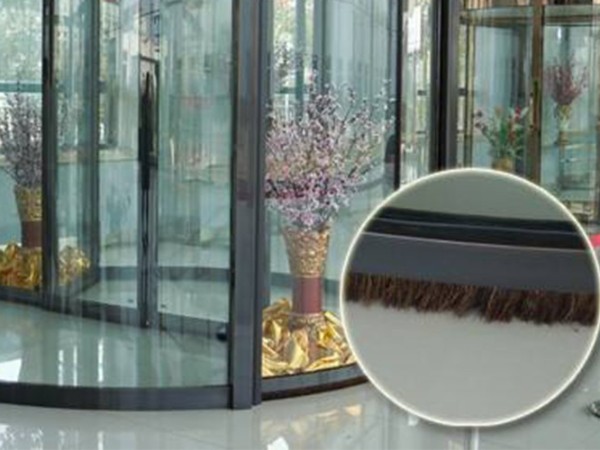 定制旋轉門毛刷、自動玻璃門毛條