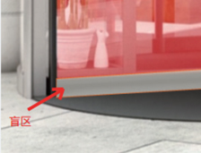 激光防撞傳感器盲區小很安全