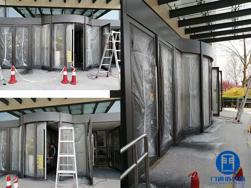 自動旋轉門包飾美化與防夾傳感器升級服務