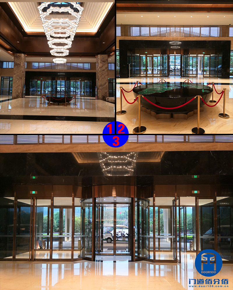 廣西柳州某山莊寧波智匯門道自動兩翼旋轉(zhuǎn)門保養(yǎng)服務