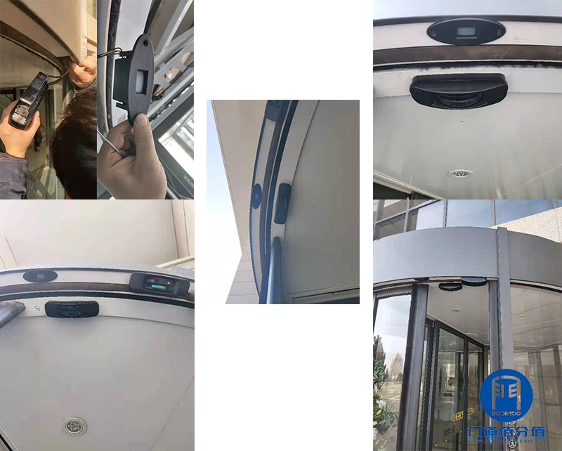 中石化北京會議中心自動旋轉門門區地面改造與整體電器升級服務案例