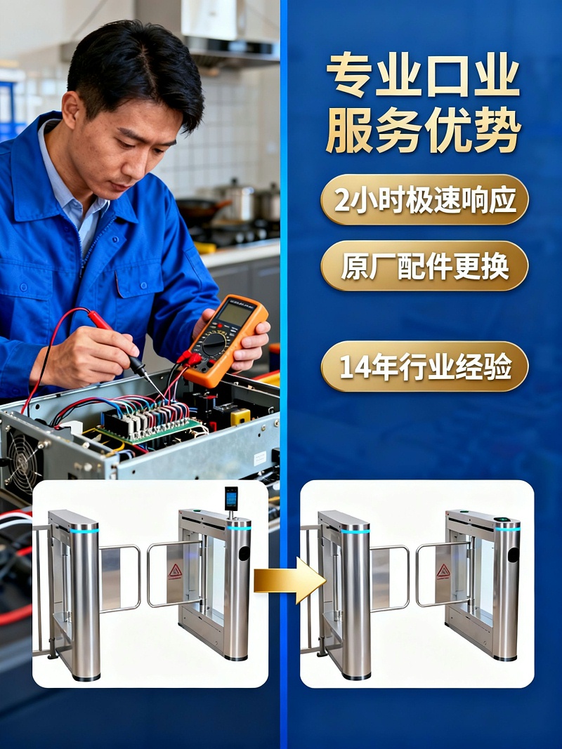 商務(wù)閘機(jī)維修海報(bào)-除水印