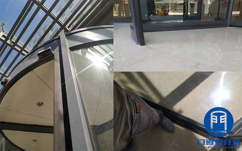 文化館寶盾自動三翼旋轉門巡檢