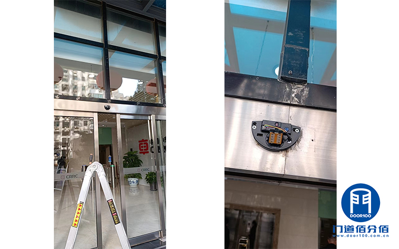 平移式自動門開門感應器維修更換實例分享