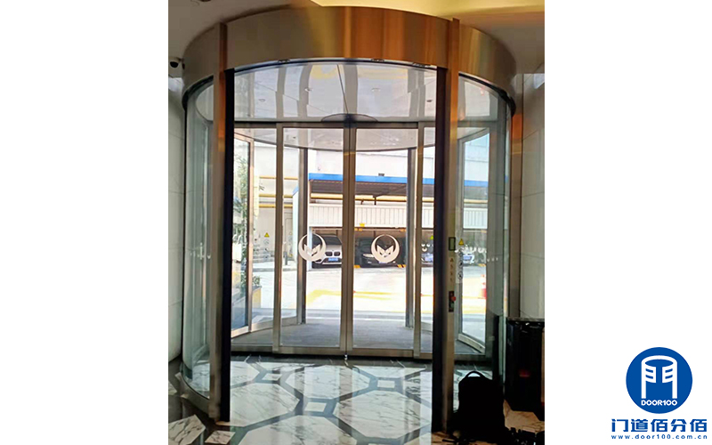 上海黃浦區某酒店更換維修圣維旋轉門主動輪總成服務