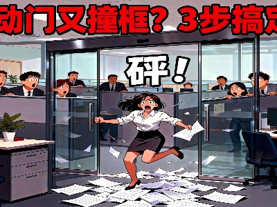 自動門關閉時撞擊門框？原因分析與完整解決方案