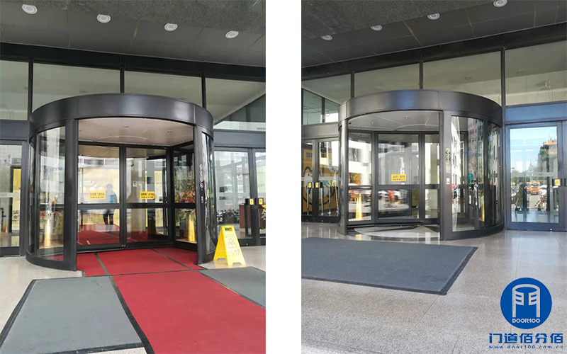 寫字樓出入口電動(dòng)旋轉(zhuǎn)門皮帶維修與鑰匙更換