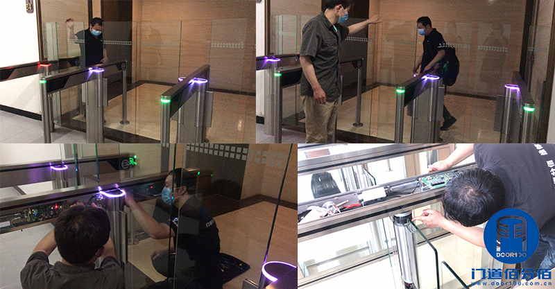 大廈28個通道AS品牌速通門故障維修與保養服務案例