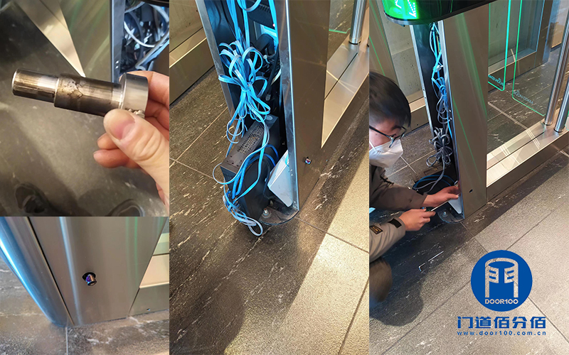 維修案例丨維修寶盾速通門門扇不開、門扇對不齊故障