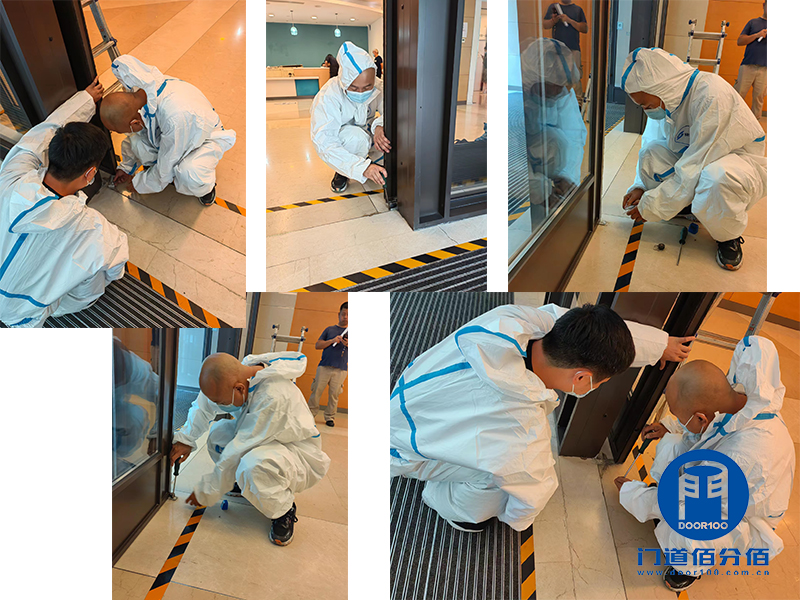 案例介紹丨北京泰康養老社區平移玻璃自動門維修