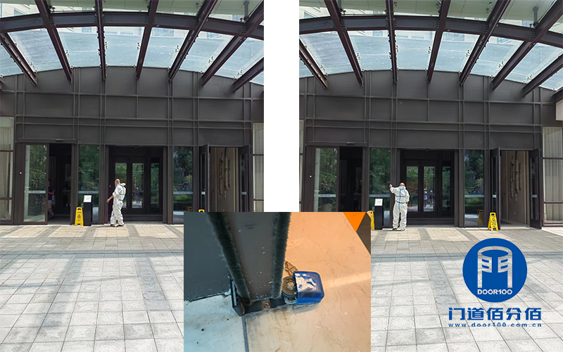 案例介紹丨北京泰康養老社區平移玻璃自動門維修