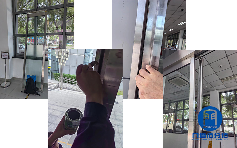 松下平移式自動門遙控與剮蹭故障維修案例分享