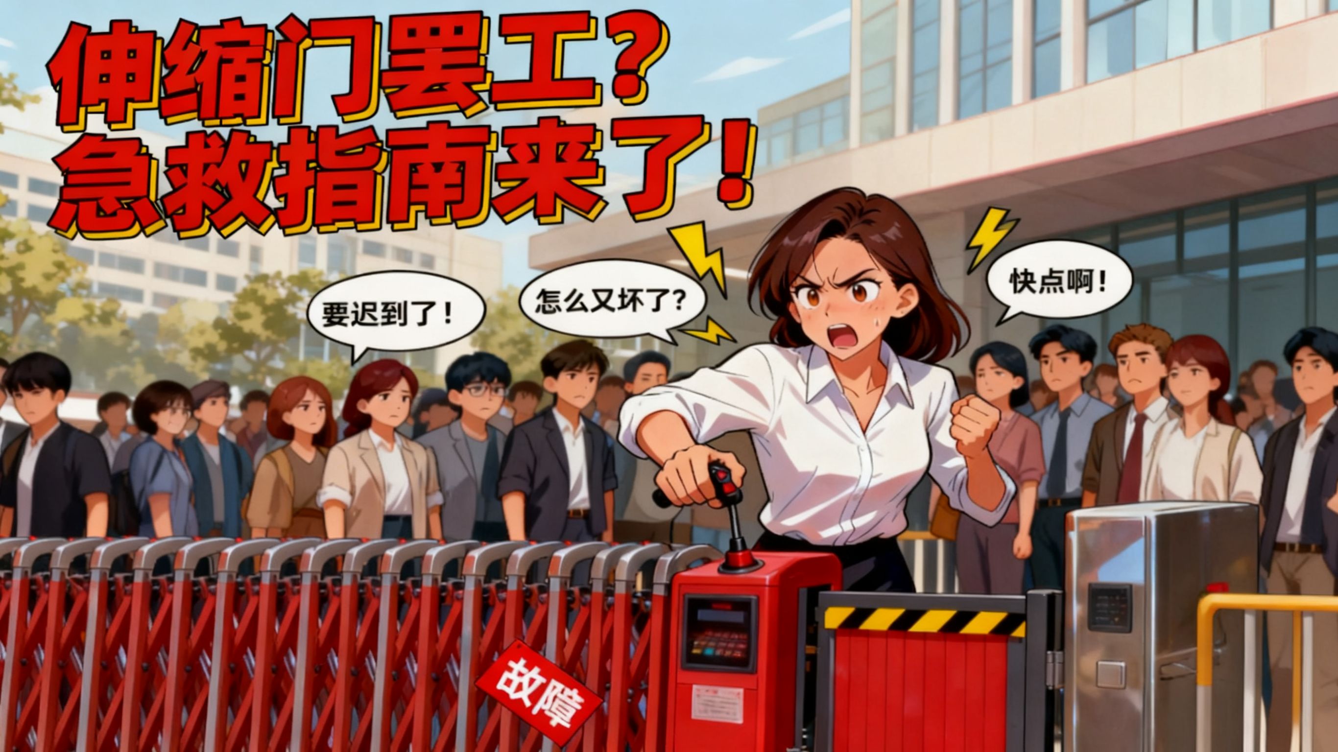 伸縮門故障排查與維修指南：基礎自查 + 專業服務推薦