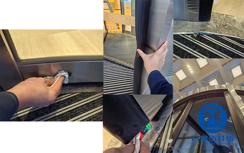 維保項目之OBE電動三翼旋轉門保養服務