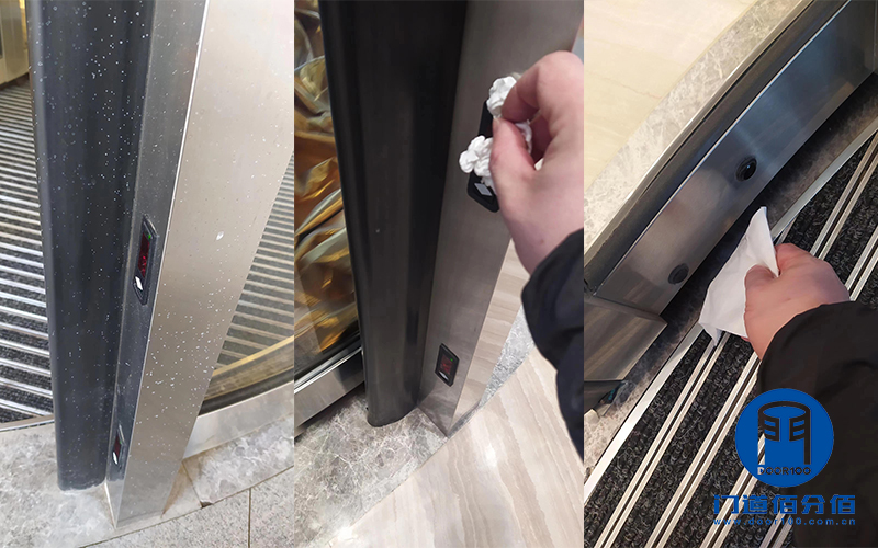 obe歐必翼兩翼、三翼自動旋轉(zhuǎn)門保養(yǎng)全過程實錄