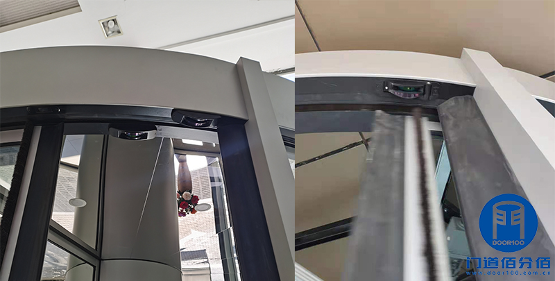 中國(guó)建材集團(tuán)旗下大廈兩翼自動(dòng)環(huán)柱旋轉(zhuǎn)門(mén)工程案例