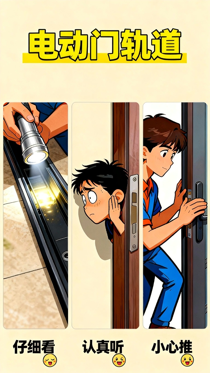 電動門軌道無水印