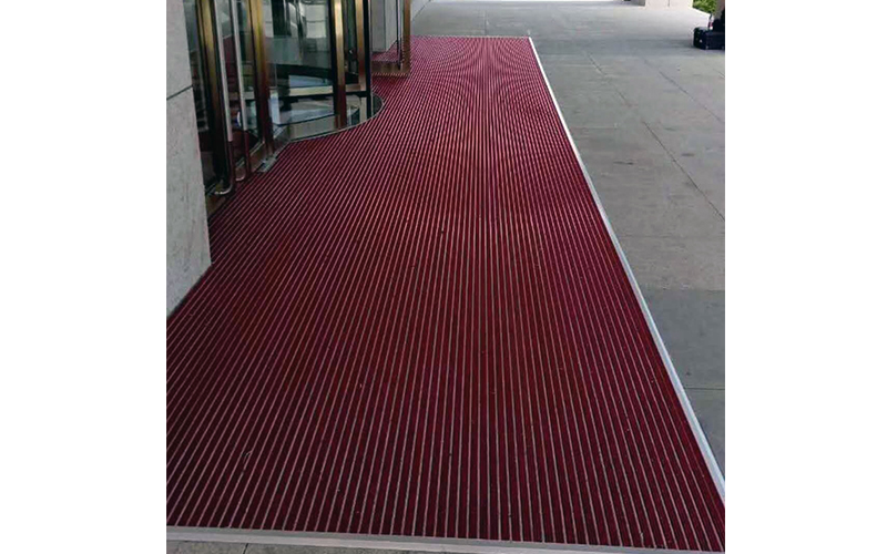 旋轉(zhuǎn)門門區(qū)地墊的材料、款式、顏色如何選擇？