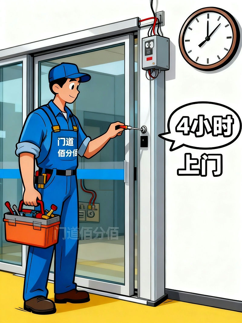 修后感應(yīng)門工服